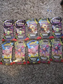 Pokemon TCG: Perfect Order Sleeved Booster Pack LOT OF 10 SEALED Packs - Image 1