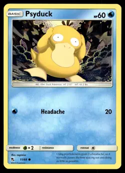 PSYDUCK 11/68 COMMON HIDDEN FATES POKEMON - Image 1