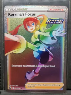 Korrina's Focus 174/163 Secret Rare Pokemon TCG Battle Styles NM - Image 1