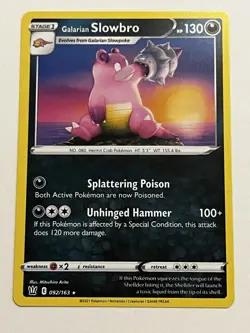 Galarian Slowbro 092/163 • Battle Styles • Pokemon TCG • NM - Image 1