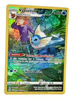 Vaporeon - TG02/TG30 - 2022 Pokemon, Brilliant Stars, Trainer Gallery - Image 1