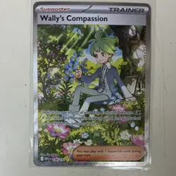 Pokemon TCG Wally's Compassion 186/132 Evolutions Secret Rare Full Art Holo - Image 1