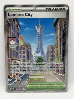 Lumiose City 111/088 Perfect Order NM Ultra Rare Holo Pokemon TCG - Image 1