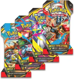 5x Pokemon TCG Mega Evolution Sleeved Blister Pack - Assorted (IN HAND✔) - Image 1