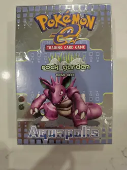 2002 Pokemon TCG Aquapolis Theme Deck - Rock Garden *BRAND NEW/FACTORY SEALED* - Image 1