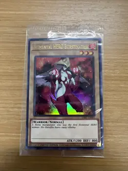 Yu-Gi-Oh! Elemental HERO Burstinatrix LART-EN041 Ultra Rare Lim. Edition SEALED - Image 1