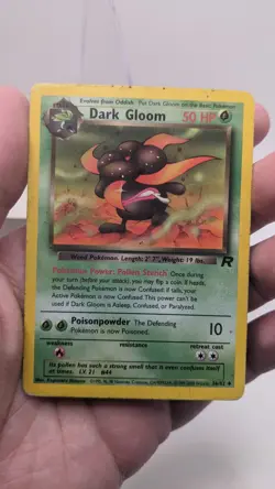 Vintage Pokemon TCG Dark Gloom #36/82 Uncommon Unlimited Edition Team Rocket HP - Image 3