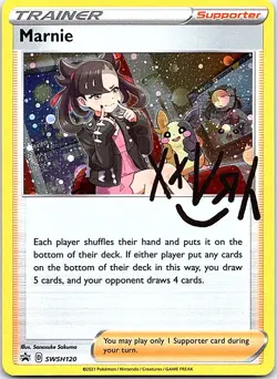 Marnie Holo Promo SWSH: Sword & Shield Promo Cards SWSH120 NM - Image 1