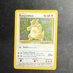 Pokemon Kangaskhan Holo Rare 90HP Jungle 5/64 English Card 1999 - Image 1