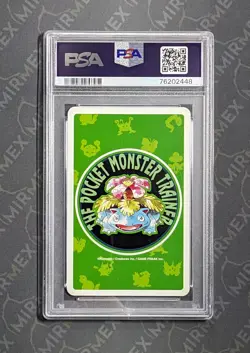 Pokemon PSA 10 Golduck #055 9 Of Clubs Green Playing Card Poker 1996 Japanese - Image 3
