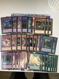 YU-GI-OH DARK MAGICIAN DECK *READY TO PLAY* 40 card deck w side deck - Image 1