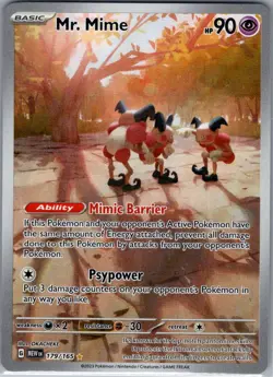 Mr. Mime 179/165 SV: Scarlet & Violet 151 - Pokemon Card - NM - Image 1