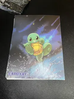 Pokemon Mewtwo & Squirtle 4 Pocket Card File Holder for Protecting Trading Cards - Image 2