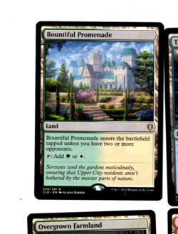 1x Bountiful Promenade Commander Legends: Battle for Baldur's Gate LP mtg - Image 1