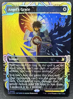 Angel’s Grace 0002 Foil Borderless MTG: Secrets of Strixhaven NM - Image 1