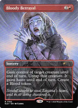 Bloody Betrayal R Secret Lair Drop Series 7102 NM - Image 1