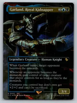 Garland, Royal Kidnapper (Borderless) Commander: Final Fantasy Foil - Image 1