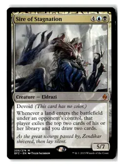 Sire of Stagnation M Battle for Zendikar 206 NM - Image 1