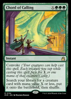 MTG Chord of Calling - Foil, NM-Mint, English Ravnica Remastered - Image 1