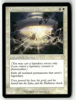 Urza's Ruinous Blast (Retro Frame) R Commander: The Brothers' War 79 NM - Image 1