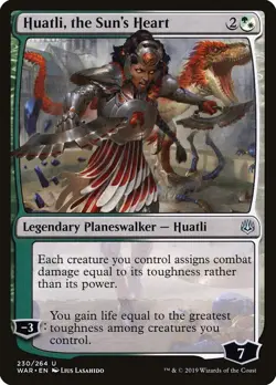 Huatli, the Sun's Heart [War of the Spark] Magic MTG - Image 1