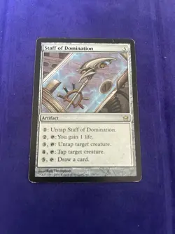 MTG Staff of Domination Original Printing Fifth Dawn - Image 1