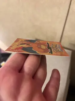 1999 Topps Pokemon TV #6 Charizard Foil Black Logo PSA 9 Mint - Image 2