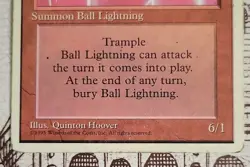 MTG Ball Lightning x1 MP/LP ~Fourth Edition (Magic the Gathering)*Free Shipping* - Image 4