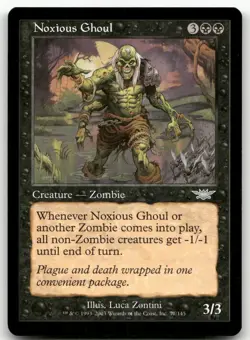 Noxious Ghoul #77 (NM) Legions LGN Magic MTG - Image 1