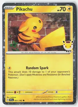 Pikachu (Pokemon Day 2026) Common Holo Miscellaneous Cards & Products 051/162 NM - Image 1
