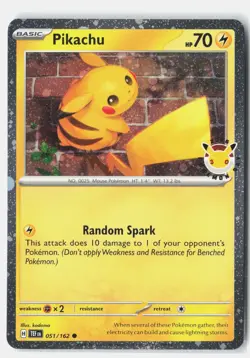 Pikachu (Pokemon Day 2026) Common Holo Miscellaneous Cards & Products 051/162 NM - Image 1