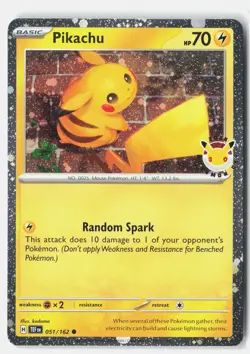 Pikachu (Pokemon Day 2026) Common Holo Miscellaneous Cards & Products 051/162 NM - Image 1