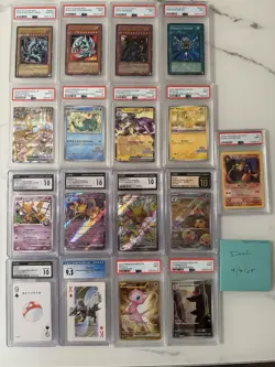 Pokemon / Yugioh PSA Graded Slabs - Image 1