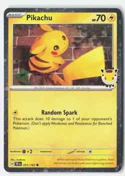 Pikachu (Pokemon Day 2026) Common Holo Miscellaneous Cards & Products 051/162 NM - Image 1