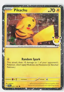 Pikachu (Pokemon Day 2026) Common Holo Miscellaneous Cards & Products 051/162 NM - Image 1