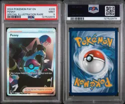 2024 POKEMON PAF EN-PALDEAN FATES #239 PENNY SIR PSA 9 - Image 2