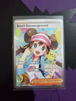 Rosa's Encouragement 123/088 Holo Perfect Order Pokemon NM - Image 1