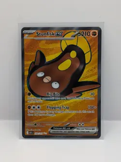 Pokemon Card Stunfisk 252/217 Ascended Heroes Full Art Holo Rare NM - Image 2