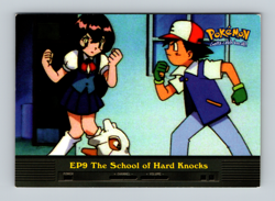 Topps Pokemon Ep 9 The School Of Hard Knocks TV Animation (Blue Logo) - Image 1