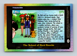 Topps Pokemon Ep 9 The School Of Hard Knocks TV Animation (Blue Logo) - Image 2