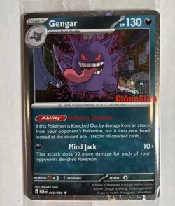 Pokemon TCG Gengar 50/88 GAMESTOP EXCLUSIVE RARE PROMO CARD Perfect Order NEW - Image 2