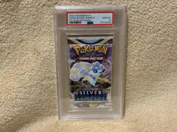 Pokemon Sword Shield Silver Tempest Foil Pack Alolan Vulpix Art PSA 10 Gem Mint - Image 1