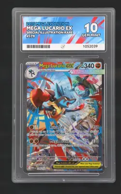 Mega Lucario EX 179/132 SIR - Ace 10 - Pokemon TCG - Perfect Subgrades ✅ - Image 1