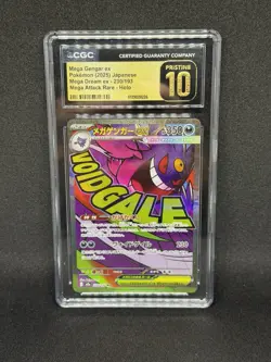 Mega Gengar ex Pokemon TCG Mega Dream ex 230/193 Mega Attack Rare Holo CGC 10 - Image 1