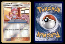 Pokemon Center Lady 64/68 Uncommon Hidden Fates Pokemon TCG Reverse Holo NM - Image 3