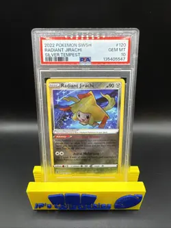 2022 Pokemon Sword And Shield Silver Tempest Radiant Jirachi #120 PSA 10 - Image 1