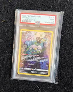 Pokemon TCG Mew GG10/GG70 Crown Zenith Galarian Gallery Mint PSA 9 - Image 2