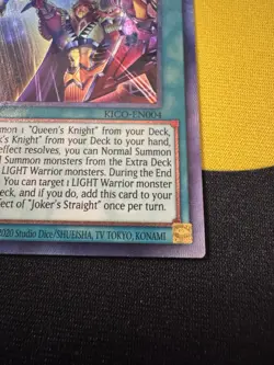 Yugioh Joker's Straight KICO-EN004 Collector Rare 1st Ed NM - Image 3