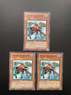 Yugioh Amphibious Bugroth MK-3 SD4-EN009 Common 1st Edition MP/HP X3 - Image 1