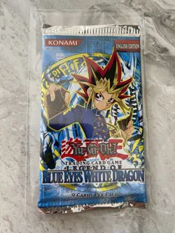 Yugioh - The Legend of Blue-Eyes White Dragon - Booster Pack - Sealed - LOB - Image 1